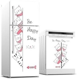 Resim Buzdolabı Ve Bulaşık Makinesi Takım Sticker 0212 
