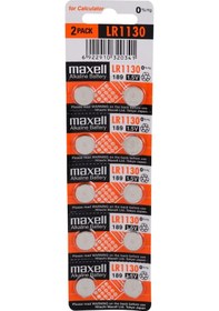 Resim Maxell LR1130 189 Alkalin Düğme Pil 10'lu 