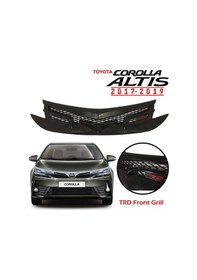 Resim Toyota Corolla Uyumlu Ön Panjur Altis Trd Ön Izgara Parlak Siyah Spor Tipi 