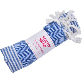 Resim Med Seri Indigo Peştamal 90X165cm - AÇIK MAVİ / STD 