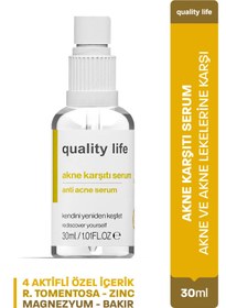 Resim Quality Life Salisilik Asit İçerikli Sivilce Akne Karşıtı Komedon Siyah Nokta Gözenek Temizleyici Sıkılaştırıcı 