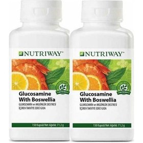 Resim Amway Nutriway Glucosamine With Boswellia 150 Kapsül Ikili Al Ucu 