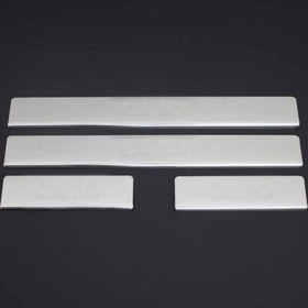 Resim OMSA Renault Clio 4 Krom Kapı Eşiği 4 Parça Taşlı 2012-2019 Arası 
