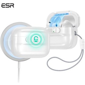 Resim Apple AirPods Uyumlu Pro 3 2025 Pulse Flicklock Manyetik Kılıf Beyaz 