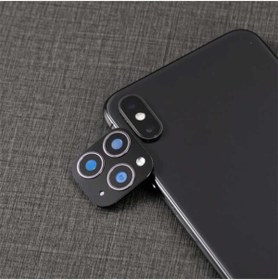 Resim Zore Iphone Xs Max Uyumlu 6.5 Cp-01 Iphone 11 Pro Max Kamera Lens Dönüştürücü Siyah 