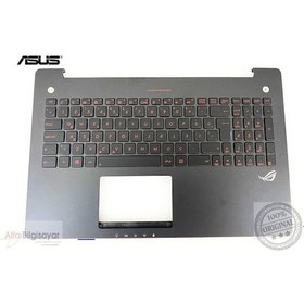 Resim Asus Uyumlu Rog G550. G550J Aydınlatmalı Klavye Ve Üst Kasası 