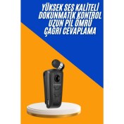 Resim Fineblue Acbox Mikrofonlu Makaralı Bluetooth Kulakiçi Kulaklık Android ve Ios Uyumlu 