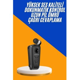 Resim Fineblue Acbox Mikrofonlu Makaralı Bluetooth Kulakiçi Kulaklık Android ve Ios Uyumlu 