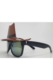 Resim Ktif Parti Gözlüğü - Kovboy Şerif Parti Gözlüğü 16X6 cm 