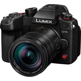 Resim Panasonic Lumix DC-GH6 ve Leica 12-60 MM F/2.8-4 Aynasız Fotoğraf Makinesi Kit Panasonic