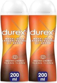 Resim Durex Ylang Ylang 2'si 1 Arada Kayganlaştırıcı & Masaj Jeli (2 x 200 ml) 