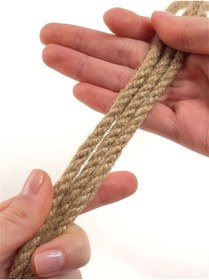 Resim Nev Hasır Ip 5 Mm 50 Metre ( Jüt Halat Kendir Doğal Ip ) 