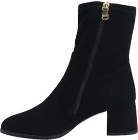 Resim Poletto Hakiki Deri Sıyah Bot Topuklu 7734 05 S-2366 Siyah 