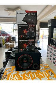 Resim Boschman 3500 wat 4 kanal amfi 4 adet oval mıdrange 1400 wat bass 