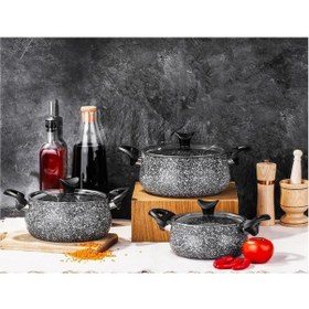 Resim Taç Ultra Granit 3'Lü Güveç Set Tac-3410 