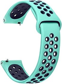 Resim Microsonic Xiaomi Watch 2 Pro Rainbow Gently Band için Kordon Yeşil Lacivert [Watch 2 Pro ile Uyumlu Kordon - Yeşil - Lacivert] 