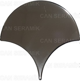 Resim Can Seramik - 17x17 Cm. Gümüş Kaplama Balık Pulu Çini Karo 