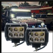 Resim Offroad Sis Çalışma Lambası Turuncu Beyaz Cakar Modlu 12 Led 18w 