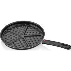 Resim Papilla 26 cm Waffle Tavası Tak Çıkar Saplı Pratik Waffle Tava 