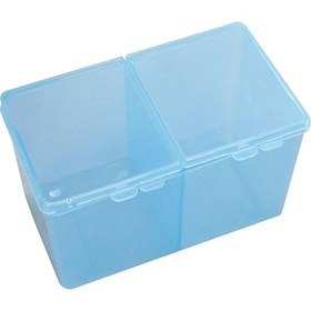 Resim Homyl Pamuk Topu Tutucu Çift Bölmeli Çok Amaçlı Kozmetik 