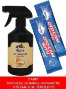 Resim ILGAZ Enjoy Serisi Kavun Sprey Araç Kokusu 500Ml + Yeni Nesil Konsantre Silikonlu Oto Cam Suyu 2 Ad = 8 Lt 