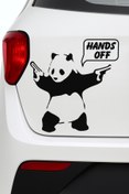 Resim Ottoman center Panda Sticker – Araç ve Günlük Eşyalar İçin Dayanıklı Folyo 