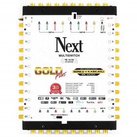 Resim Next YE-10/24 Hybrid Sonlu ve Kaskatlı Bir Arada Gold Plus Multiswitch Uydu Santrali 130031 