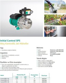 Resim Wılo Control Sps 5-56 Fluid Kont Hidrofor 6 Kat-6 Daire 