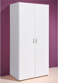 Resim Giyinme Dolabı - Çok Amaçlı Dolap - Gardırop 80 Cm Beyaz 