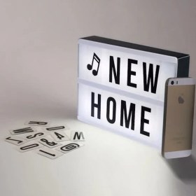 Resim Out Of The Blue A5 LED Light Box Işıklı Yazı Panosu 
