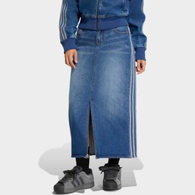 Resim adidas Originals Kadın Mavi Jean Kalem Etek (KD2908) 