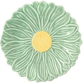 Resim Easy Life Porselen Pasta Tabağı 21 Cm - Yeşil Yeşil 