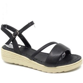 Resim Zerhan 697 Kadın Siyah Sandalet Ayakkabı Siyah 