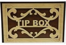 Resim Ahşap Tip Box Bahşiş Kutusu Anahtarlı Tip Box Kutusu Ahşap Kumbara 20x13x13 Cm 