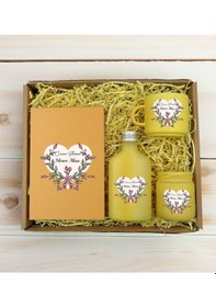 Resim Bk Gift Kişiye Özel İsimli Dtf Anne Temalı Sarı Defter & Kahve Fincanı & Kolonya & Mum Hediye Seti-5, Anneye Hediye, Anneler Günü Hediyesi Kobitmeyenc 