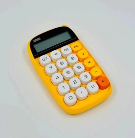 Resim Zr734 Jn-660 Junno Sarı Hesap Makinesi Çok Renkli 