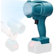 Resim Honmex El Tipi Yüksek Güçlü Li-pil Turbo Fan - Elektrikli Kuvvetli Vantilatör, Fırçasız Motor, Makita Pil Uyumlu Pil Hariç, Sadece Cihaz 