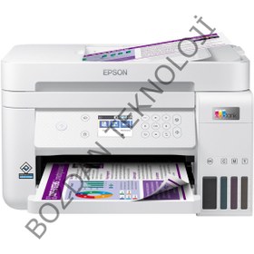 Resim L6276 Yazıcı-Tarayıcı-Fotokopi Renkli Mürekkep Tanklı Yazıcı Wi-Fi Ethernet 