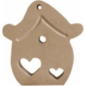 Resim Ahşap Ev 18 Mm Mdf Obje K-379 