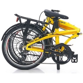 Resim Carraro Flexi 107 20 Jant 7 Vites İtalyan Katlanır Bisiklet Sarı 