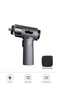 Resim Başkenttekno 30 Parça Sarjlı Tornavida Seti – Led Işıklı Mıknatıslı Type-c 