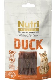 Resim Nutri Feline Ördekli Tahılsız Kedi Ödül Maması 50 G 