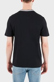Resim Boss% 100 Pamuk Regular Fit Bisiklet Yaka T Shirt Erkek T SHİRT 50575207 402 