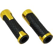 Resim Hightower 2 Adet Evrensel 22mm Golden Motosiklet Tutamağı Bobber Touring Dirt 