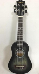 Resim Cremonia AU-HO1A-21BK Soprano Ukulele | 21 İnç Mat Siyah 