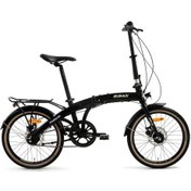 Resim Bisan Fx 3600 Nx7 Katlanır Bisiklet Mat Siyah Sarı Beyaz Siyah 