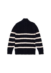 Resim U.S. Polo Assn. Erkek Çocuk Fermuarlı Lacivert Triko Hırka 50295651-VR033 