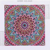 Resim Shineyee 5d Yaratıcı El Sanatı Manda Çiçeği Pano, 25x25 Cm Yaratık Kesim Taşlı, Ev Dekorasyonu İçin Dıy Diamond Painting Seti 