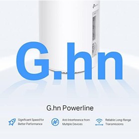 Resim STOREMAX byrs 6 Sistemi Mesh WiFi Kapsama, Powerline 'ye Kadar 600 m² Kadar Bağlantı, 150 Cihaza Gigabit P 