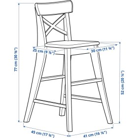 Resim Ingolf Çocuk Sandalyesi Beyaz 77 Cm 